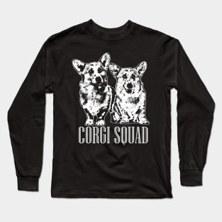 Corgi Squad- Welsh Corgi Long Sleeve T-Shirt